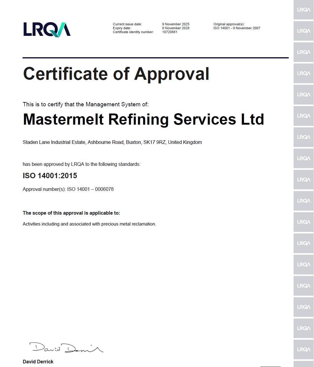 Refining – ISO 14001 Environmental LRQ 4003740
