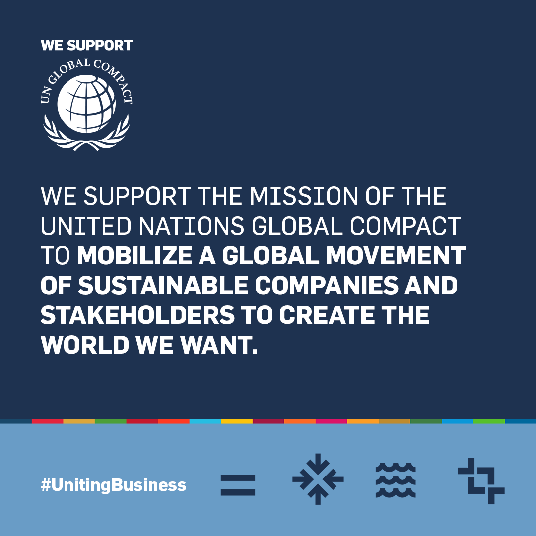We’ve officially joined the United Nations Global Compact!